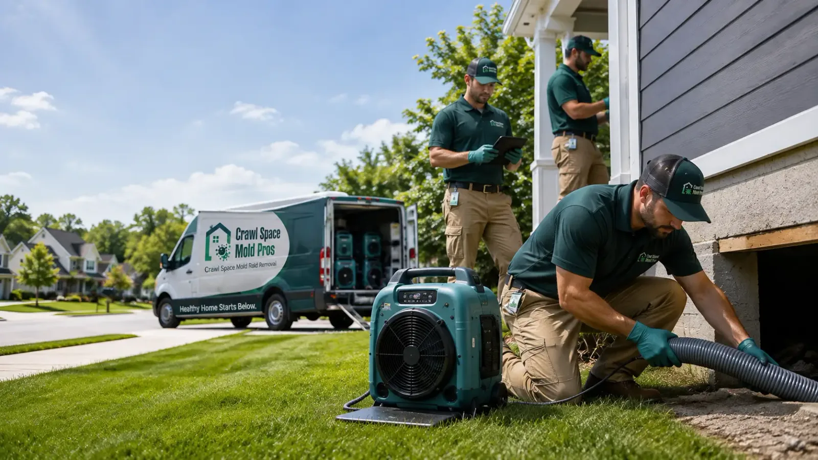 Crawl Space Mold Removal in Goodman, WI